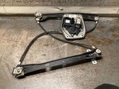 Rear door window regulator with motor