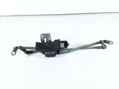 Front wiper linkage and motor