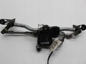 Front wiper linkage and motor
