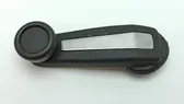 Front door window winding handle