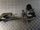 Front wiper linkage and motor