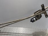 Front wiper linkage and motor