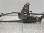 Front wiper linkage and motor