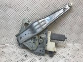 Rear door window regulator with motor