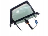 Rear door window regulator with motor