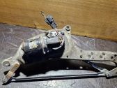 Front wiper linkage and motor