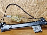 Rear window lifting mechanism without motor