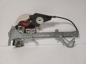 Sliding door window regulator with motor