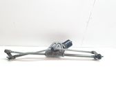 Front wiper linkage and motor