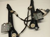 Rear door window regulator with motor