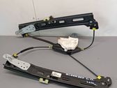 Rear door window regulator with motor