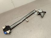 Rear door window regulator with motor