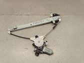 Rear door window regulator with motor