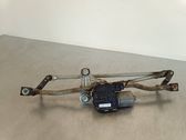 Front wiper linkage and motor