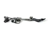 Front wiper linkage and motor