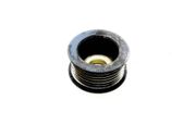 Alternator belt tensioner pulley