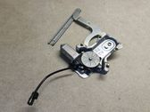 Rear door window regulator with motor