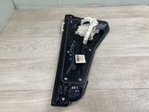 Rear door window regulator with motor