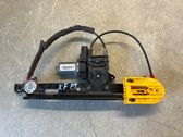 Rear door window regulator with motor