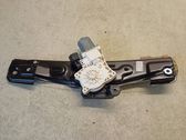 Rear door window regulator with motor
