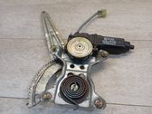 Rear door window regulator with motor