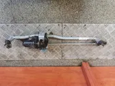 Front wiper linkage and motor