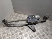 Front wiper linkage and motor