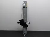 Rear window lifting mechanism without motor