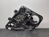 Rear window lifting mechanism without motor