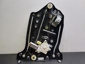 Rear window lifting mechanism without motor