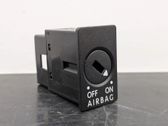 Passenger airbag on/off switch