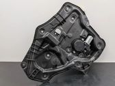 Rear window lifting mechanism without motor
