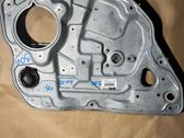 Rear window lifting mechanism without motor