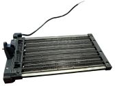 Electric cabin heater radiator