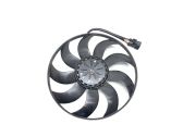 Radiator cooling fan shroud