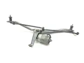 Front wiper linkage and motor