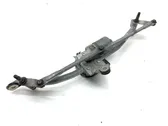 Front wiper linkage and motor