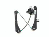 Rear door window regulator with motor