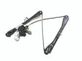 Front door window regulator with motor