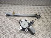Rear door window regulator with motor