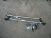 Front wiper linkage and motor