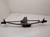 Front wiper linkage and motor