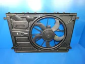 Radiator cooling fan shroud