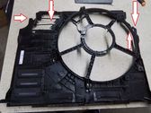 Radiator cooling fan shroud
