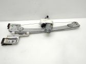 Rear door window regulator with motor