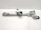 Rear door window regulator with motor