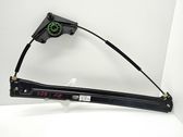 Rear window lifting mechanism without motor