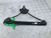 Rear window lifting mechanism without motor