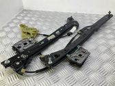 Rear window lifting mechanism without motor