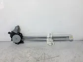 Rear door window regulator with motor